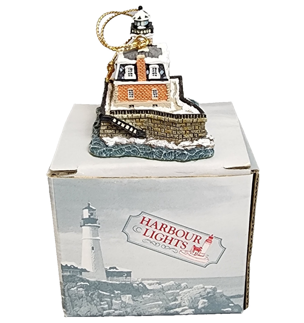Harbour Lights Lighthouse Christmas Ornament Hudson Athens New York - 2000